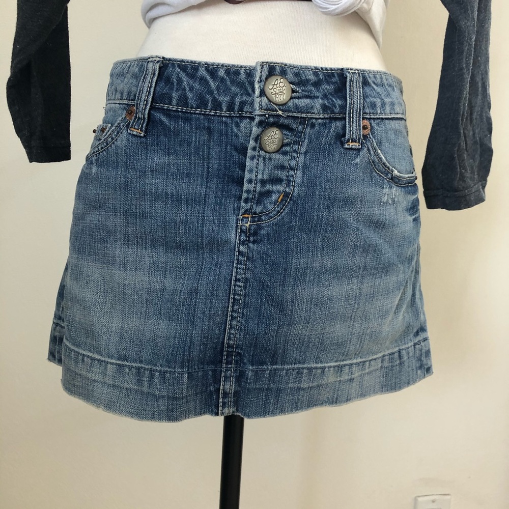 DENIM MINI SKIRT